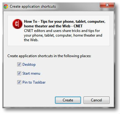create app shortcut for a website mac